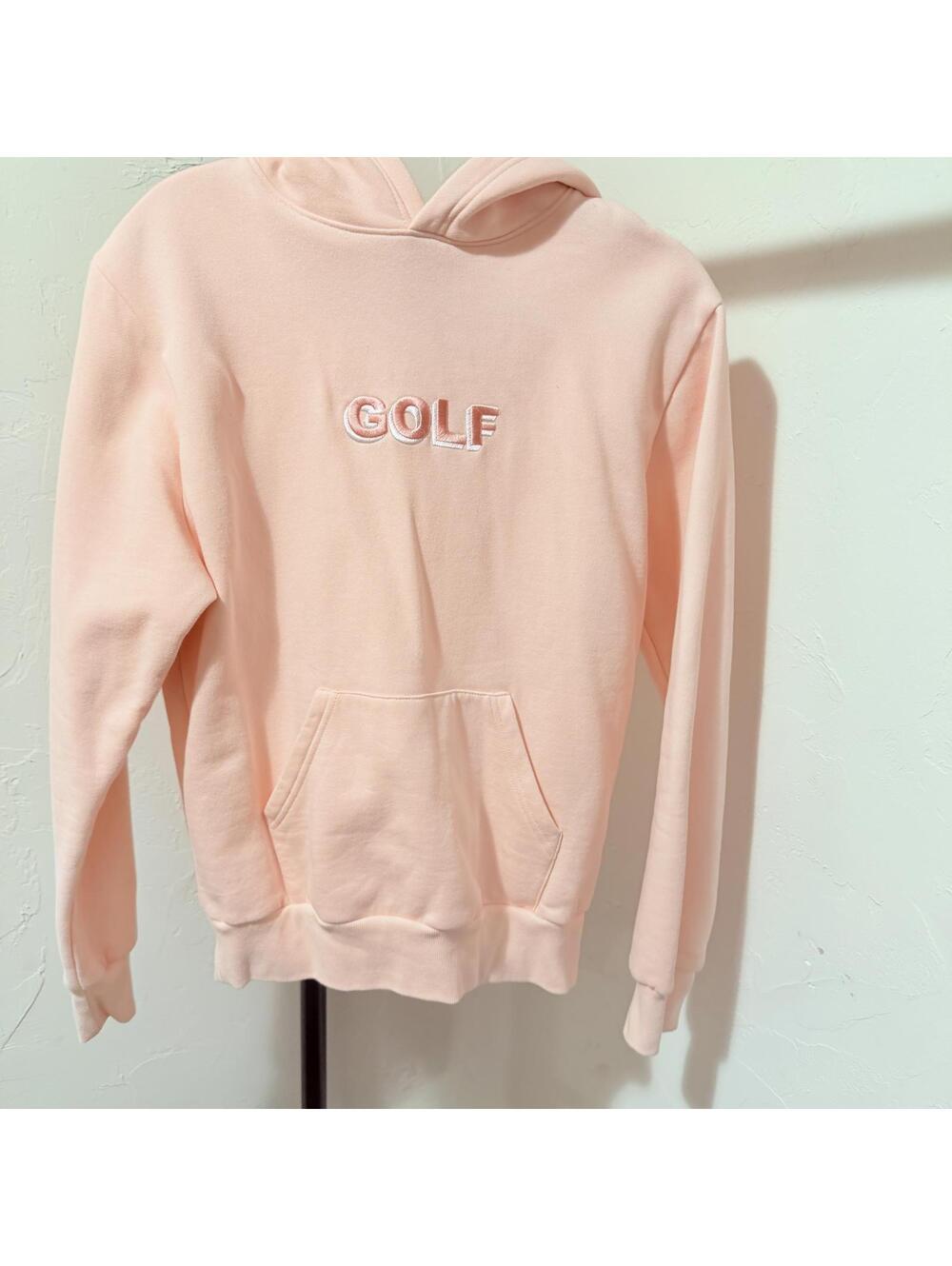 Golf Wang Tyler the Creator Pink Hoodie with Embroidered Logo